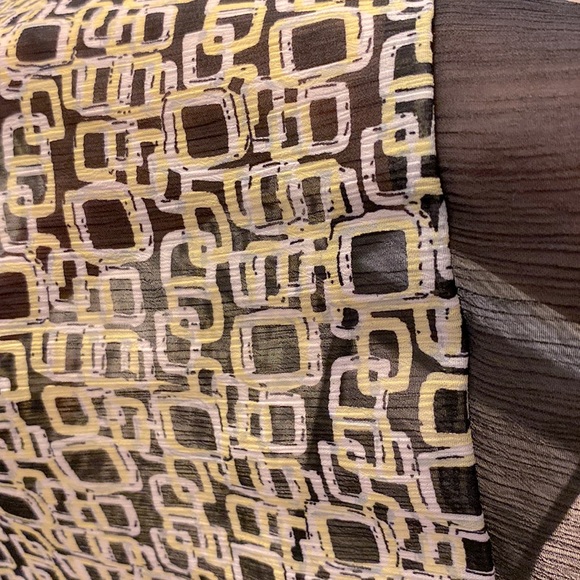 Vintage plus size women’s skirt elastic band waist, pleated mid length size16W - Picture 4 of 11